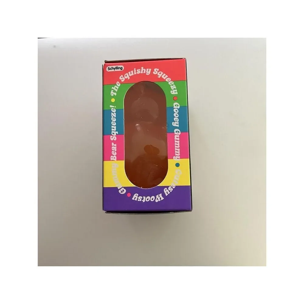 Schylling NeeDoh Gummy Bear Orange Fidget Stress Toy Squishy Nee Doh New In Box